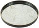 A & B Home Black/Gold/Silver Round Mirrored Decorative Tray-1