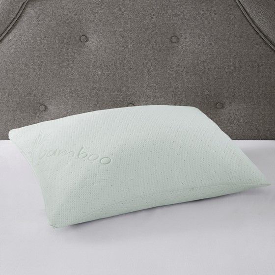 Olliix by Sleep Philosophy Ivory Queen Bamboo Shredded Memory Foam Pillow-1