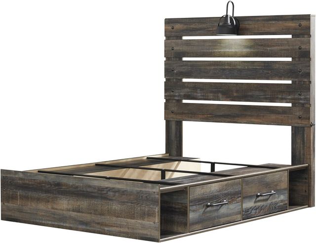 Signature Design by Ashley® Drystan 4-Piece Brown Full Panel Storage Bedroom Set-1