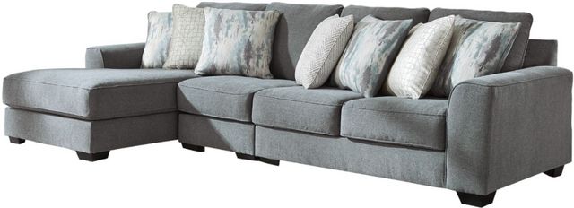 Ashley® Castano 3-Piece Jewel Left-Arm Facing Sofa Sectional and Chaise
