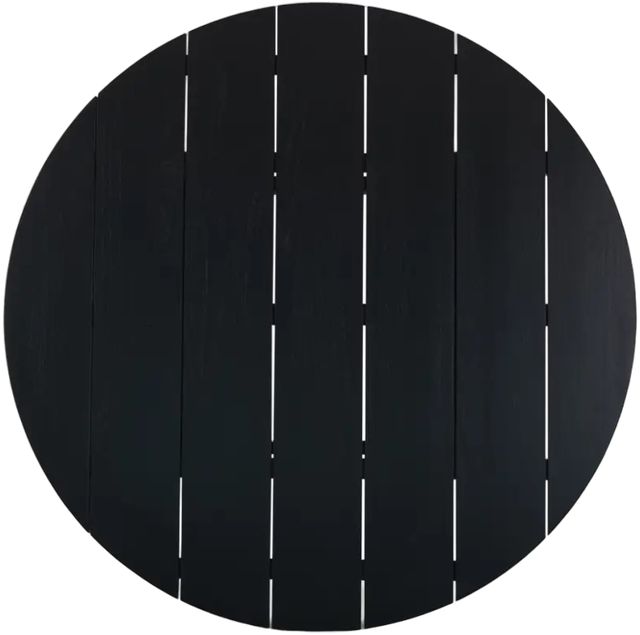 Moe's Home Collection Delta Black Teak Outdoor Round Dining Table -4