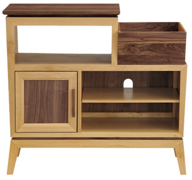 Whittier Wood® Furniture Addison Duet 38" Vinyl Record Station-4