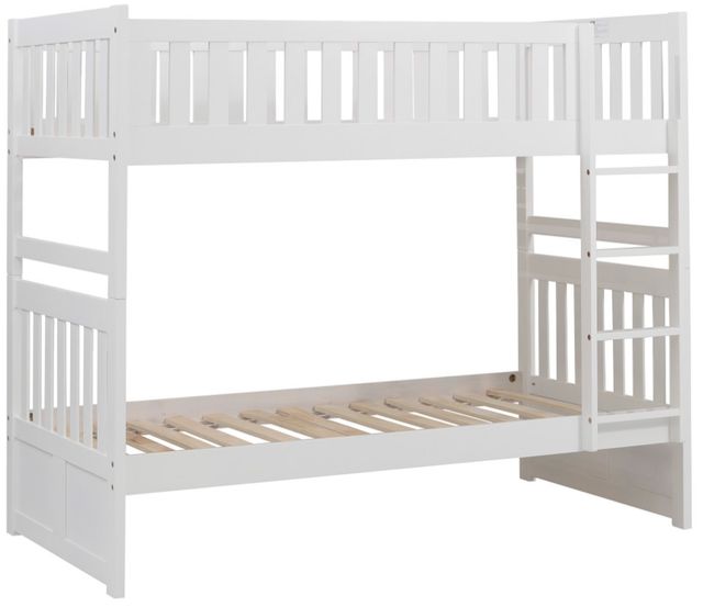 Homelegance® Galen White Twin/Twin Bunk Bed-2