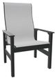 Telescope Casual Leeward Abalone/Graphite Fabric/Polymer Outdoor MGP Sling Arm Chair-0