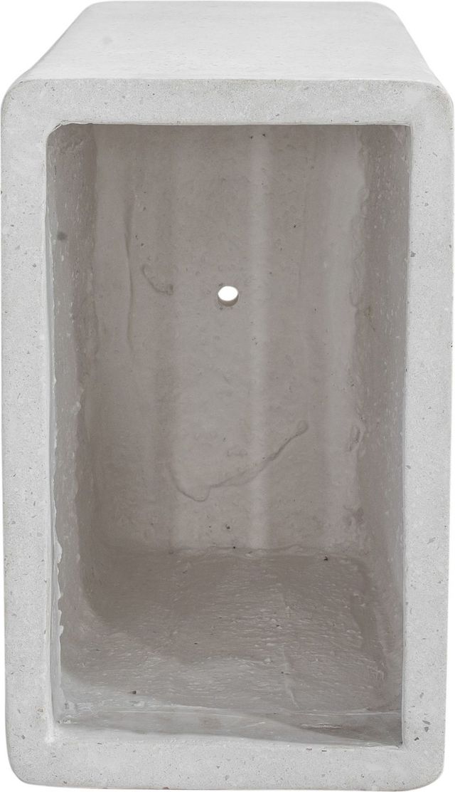 Moe's Home Collection Bristol Dark Grey Concrete Outdoor Planter-2