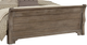 Vaughan-Bassett Whiskey Barrel Rustic Gray Queen Bed Sleigh Footboard-0