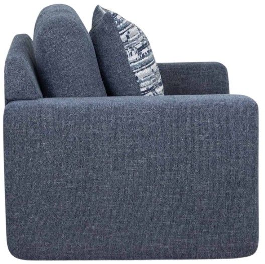 Franklin™ Santorini Everly Indigo Swivel Chair-2