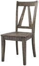 Elements International Finn 5-Piece Walnut Dining Set-4