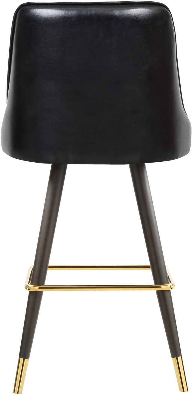 Meridian Furniture Portnoy Black Faux Leather Counter Stool-1