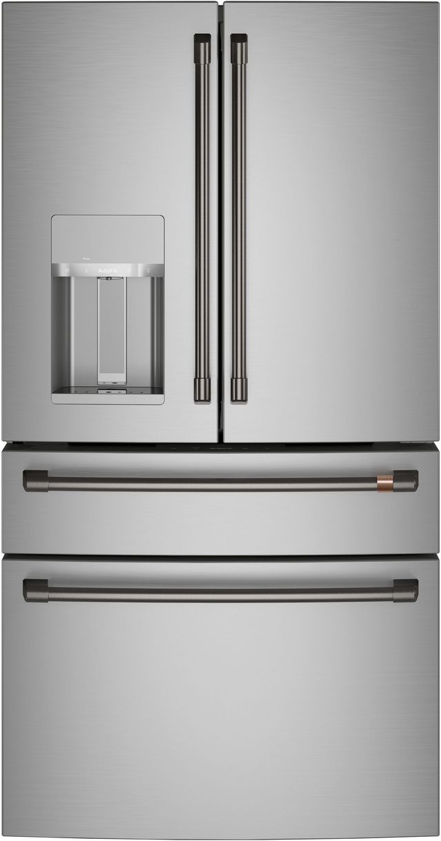 Café™ Brushed Black Refrigeration Handle Kit-3