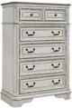 Liberty Furniture Magnolia Manor 4-Piece Antique White/Weathered Bark Queen Bedroom Set with Chest-4
