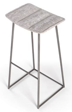 Tabouret de bar Palmo en tissu Trica®-1