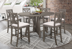 Coaster® Athens 5-Piece Barn Gray Counter Height Dining Set 