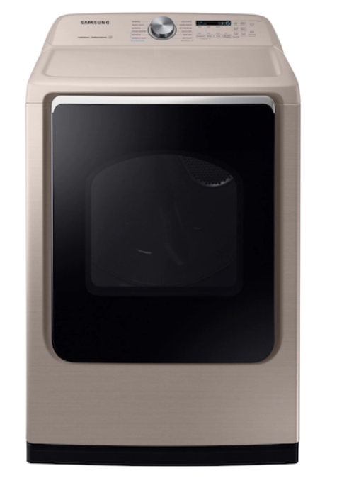 Samsung 7.4 Cu. Ft. Champagne Front Load Electric Dryer-0