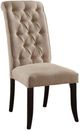 Furniture of America® Marshall 2-Piece Antique Black/Beige Side Chair Set-0