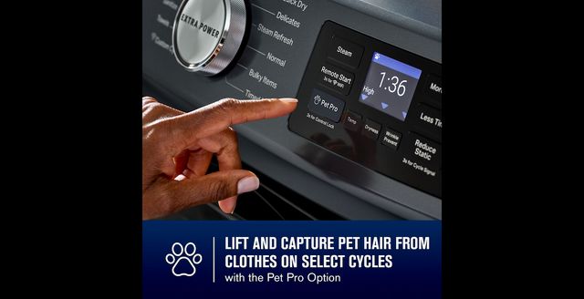 Maytag® 7.4 Cu. Ft. Midnight Steel Front Load Electric Dryer -4