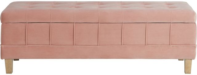Elements International Crosby Royale Blush Storage Ottoman-1