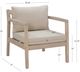 Linon Svana 2-Piece Beige/Natural Fabric/Wood Outdoor Side Chair Set-2