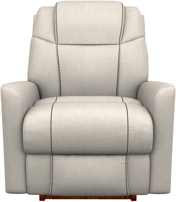 La-Z-Boy® Sparrow Ivory Power Rocking Recliner with Headrest-1