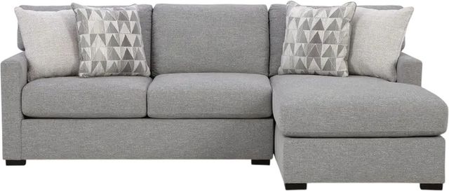 Signature Design by Ashley® Artisian Loft 2-Piece Pewter Left-Arm Facing Sleeper Sectional and Chaise-0