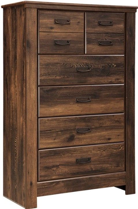 Signature Design by Ashley® Quinden 4-Piece Dark Brown King Panel Bed Set-3