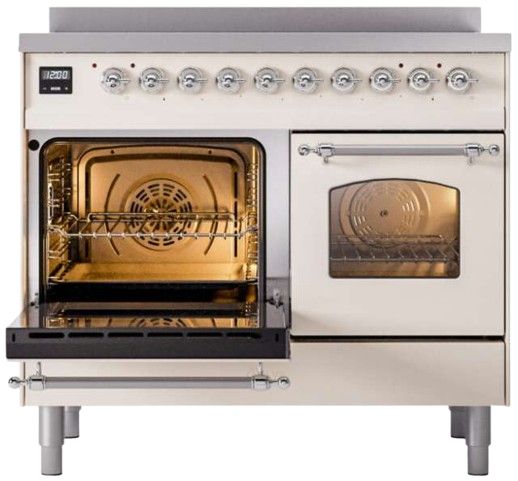 Ilve® Nostalgie II Series 40" Antique White Pro Style Induction Range-1