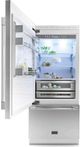 Fulgor Milano 700 Series 36" 18.5 Cu. Ft. Stainless Steel Built-In Bottom Freezer Refrigerator-1