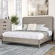 Furniture of America® Gristalt 4-Piece Stone Gray Queen Bedroom Set-1
