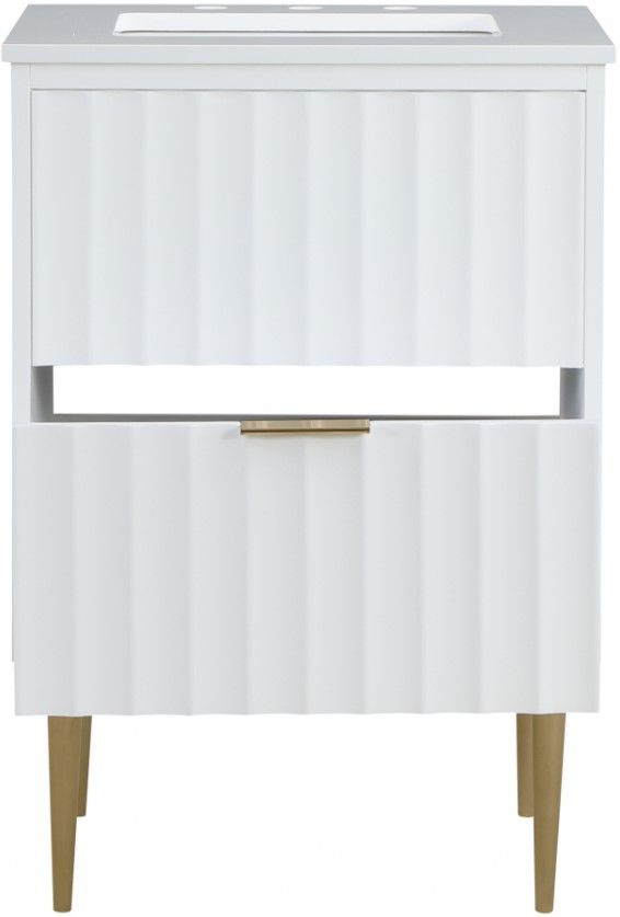 Meridian Furniture Modernist White 24" Bathroom Vanity-3