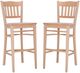 Linon Minetta 2-Piece Unfinished Bar Stool-0