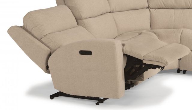 Flexsteel® Catalina Left Arm Facing Power Recliner with Power Headrest-1