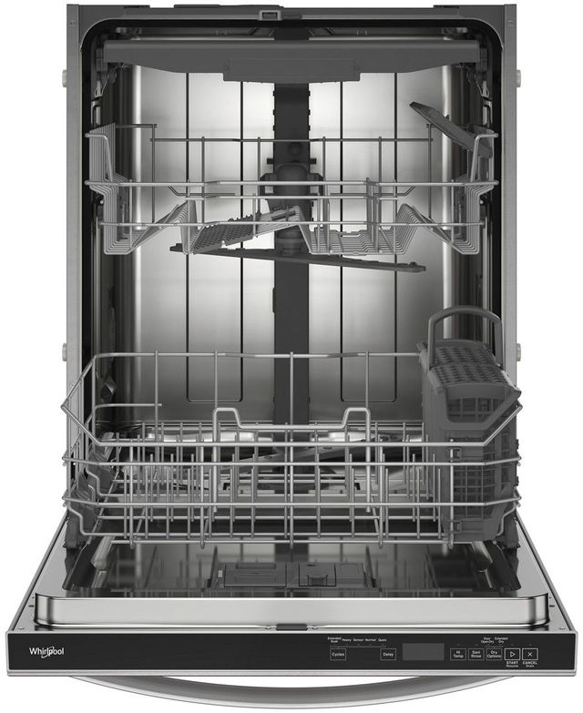 Whirlpool® 24" Fingerprint Resistant Stainless Steel Top Control Built-In Dishwasher-2