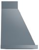 Ilve® Nostalgie II Noblesse 60'' Blue Gray Wall Mounted Range Hood with Brass Trim-2