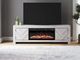Signature Design by Ashley® Cayboni Whitewash 71" TV Stand with Electric Fireplace-5