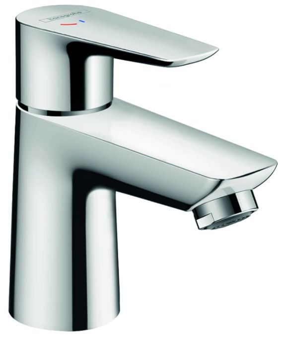Hansgrohe Talis E Chrome 1.2 GPM Single-Hole Faucet 80 with Pop-Up Drain-0