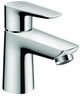 Hansgrohe Talis E Chrome 1.2 GPM Single-Hole Faucet 80 with Pop-Up Drain-0