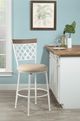 HH2 Home Greenfield White Swivel Bar Stool-4