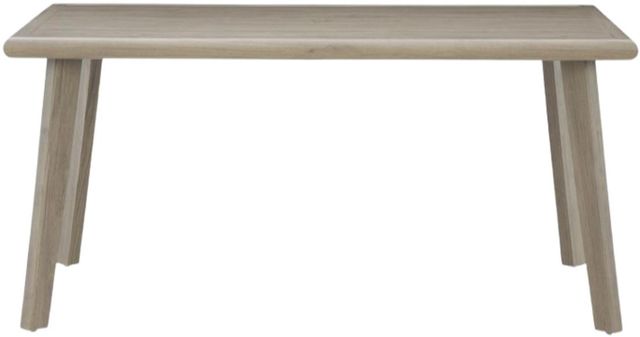 Signature Design by Ashley® Cliff Trails Beige Aluminum Outdoor Dining Table-1