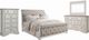Liberty Furniture Abbey Park 4-Piece Antique White/Weathered Brown Queen Sleigh Bedroom Set-0