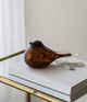 A & B Home Black/Copper Glass Bird-5