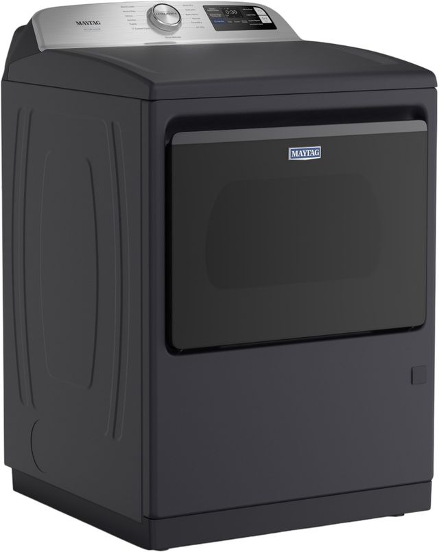 Maytag® 7.4 Cu. Ft. Midnight Steel Front Load Electric Dryer with Pet Pro Option-4
