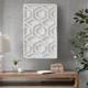Olliix by INK+IVY Ralston White Wooden Wall Art with Pattern-5