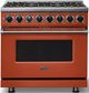 Viking® 7 Series 36" Spiced Cider Pro Style Dual Fuel Range-0