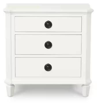 Bassett® Furniture Trafford Porcelain 3-Drawer Nightstand-1