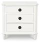Bassett® Furniture Trafford Porcelain 3-Drawer Nightstand-1