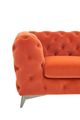 VIG Furniture Divani Casa Delilah Orange Sofa-2