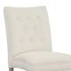 Fairfield® Customizable Entree Dining Concave Short Back Armless Stack Chair with Buttons-1