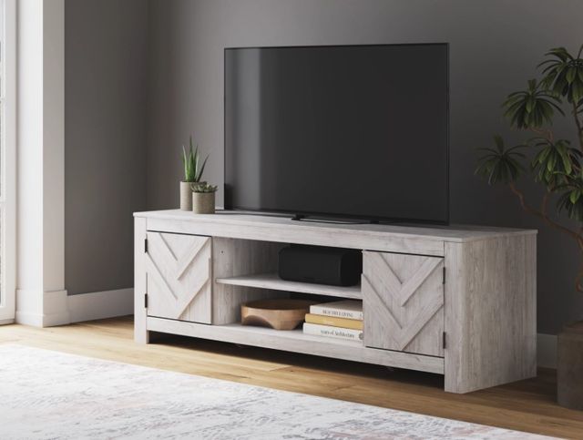 Signature Design by Ashley® Cayboni Whitewash TV Stand-4
