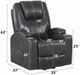 ACME Furniture Evander Gunmetal Power Lift Recliner and Massage-3