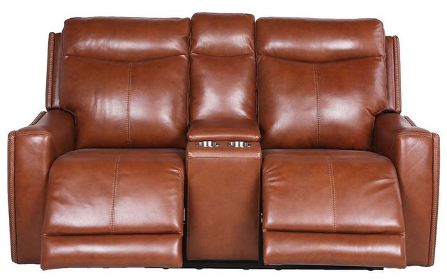 Steve Silver Co. Natalia Coach Dual Power Reclining Loveseat with Console-3